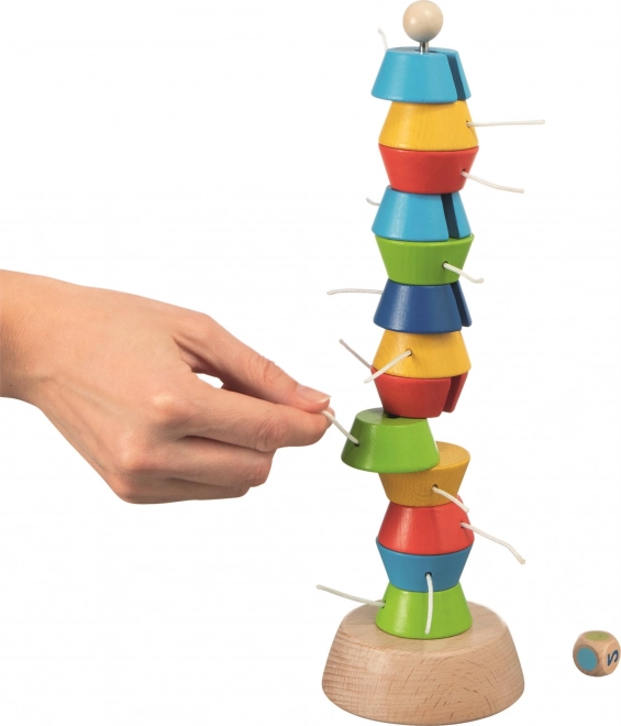 Wooden Dexterity Tower Game