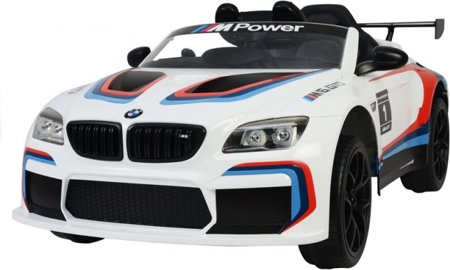 Auto a batteria BMW M6 GT3 Bianco