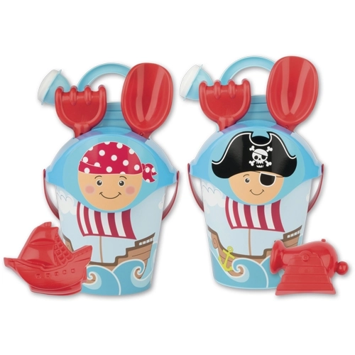 Pirate Blue Medium Sand Set with Pirate Hat