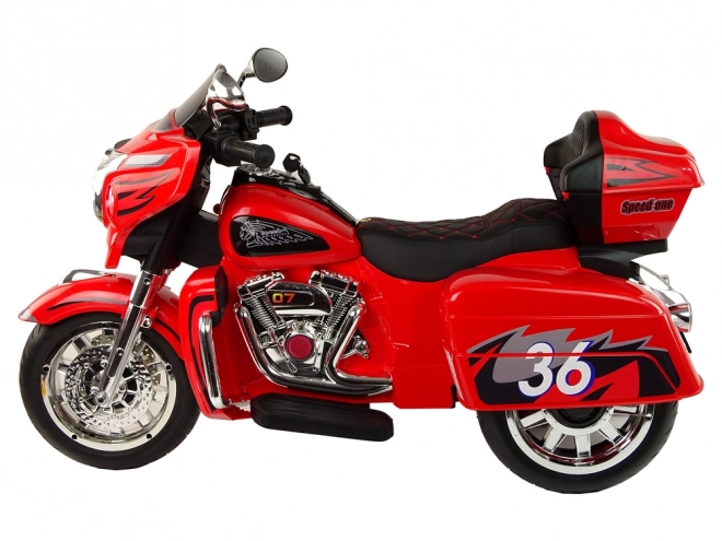 Battery-Powered Tricycle Goldwing Red