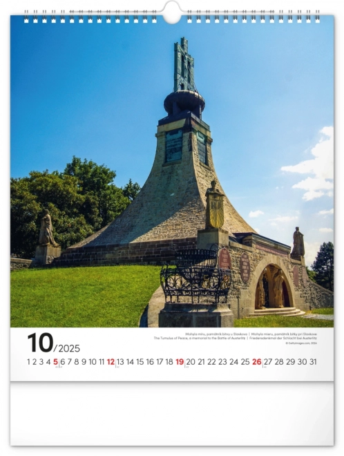 Wall Calendar Brno 2025