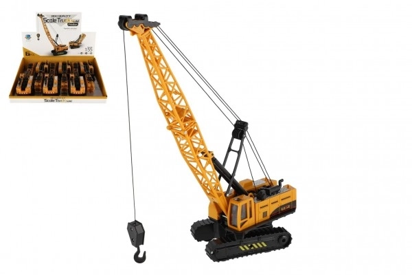 Plastic Construction Crane Truck with Wind-Up Mechanism