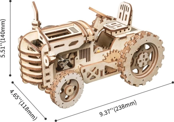 Rokr 3D Wooden Puzzle Tractor 135 Pieces