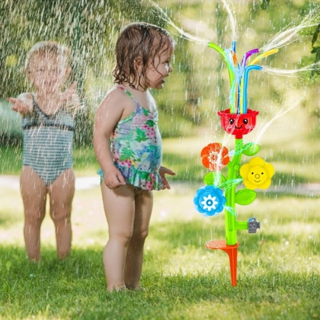 Water Sprinkler Flower Fountain for Kids