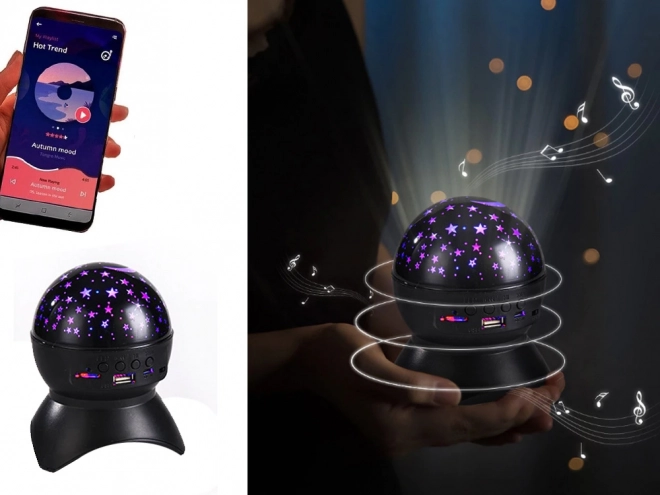 Starry Night Light Projector with Bluetooth Speaker