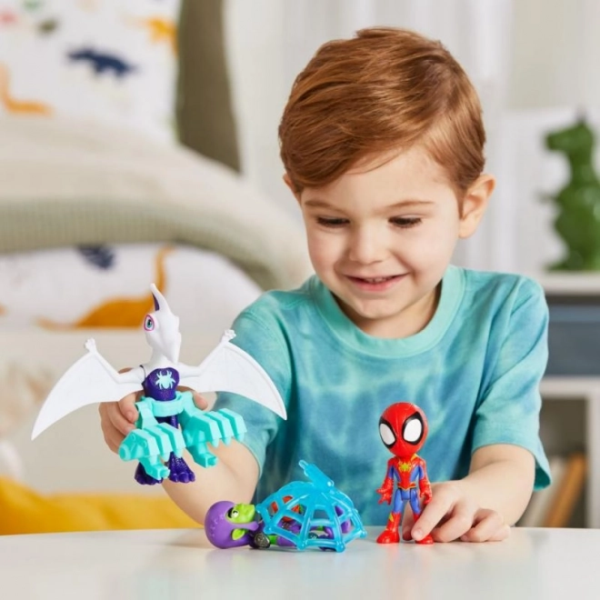 Spider-Man and Friends Dinosaur Action Figure Set