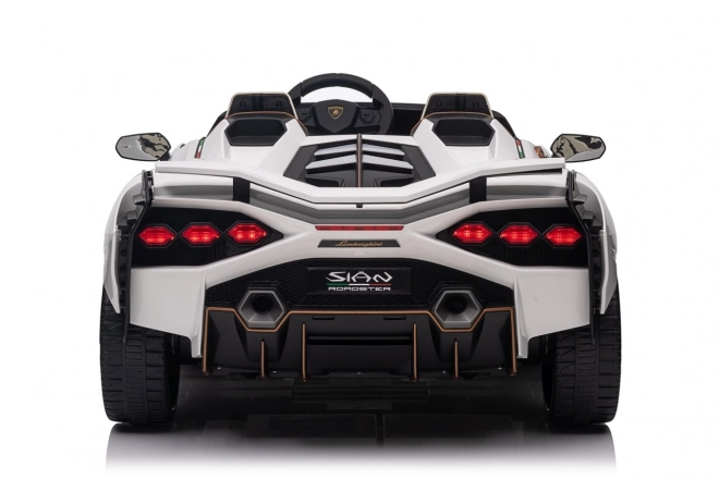 Ružové vozidlo Lamborghini Sian – Biele