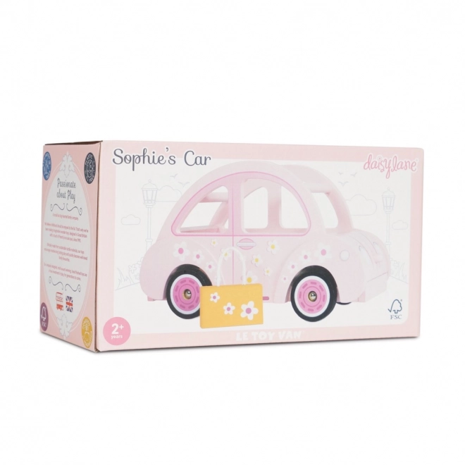 Le Toy Van Pink Retro Car