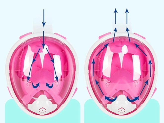 Full mask with snorkel for diving and snorkeling S/M SP0762 RO