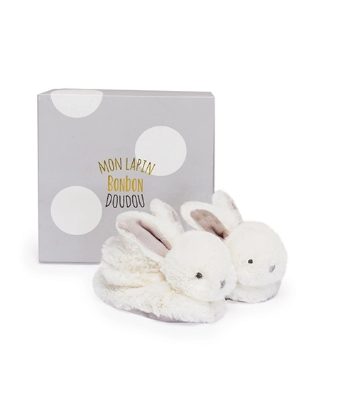 Plush Bunny Booties Gift Set