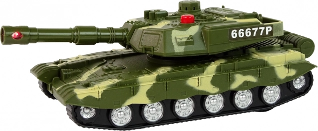 Tank z vztrajnikom s svetlobnimi in zvočnimi učinki