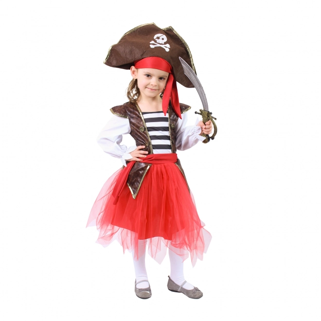 Girl's Pirate Costume with Eco Packaging