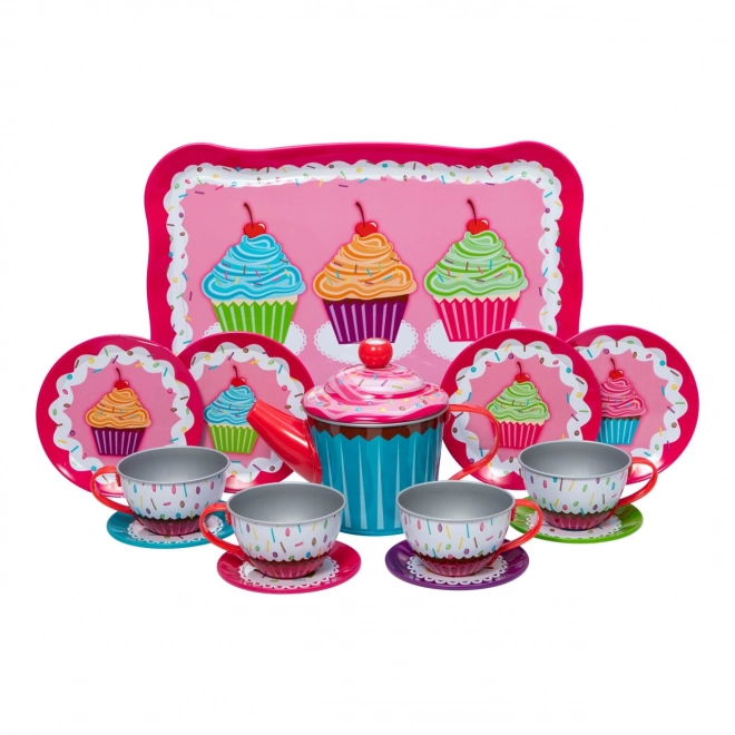 Decorated Muffin Tea Set by Schylling