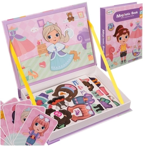 Magnetické puzzle móda pro děti
