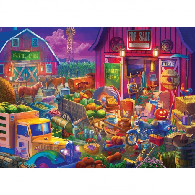 Brain Tree Twilight Courtyard Puzzle 1000 Pieces