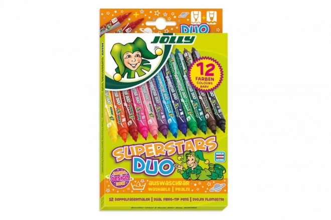 Superstars Duo Double-Sided Markers Set