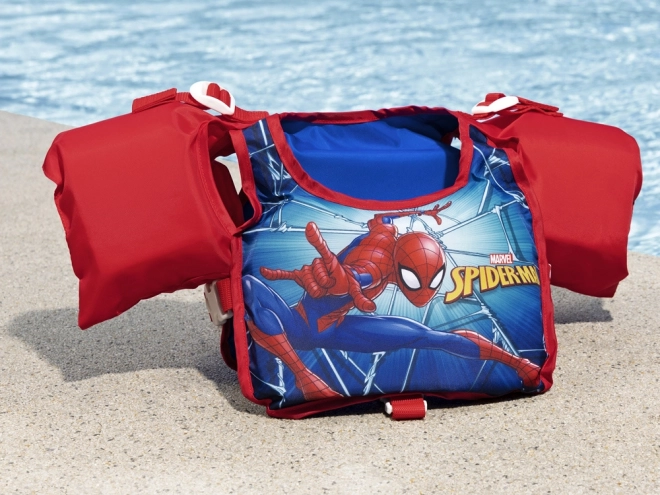 Swimming Vest with Arm Bands Spider-Man Ages 3-6