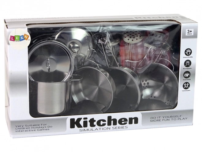 Children's Pot and Kitchen Accessories Set