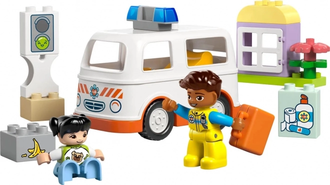 Lego Duplo Town Ambulance with Driver Playset