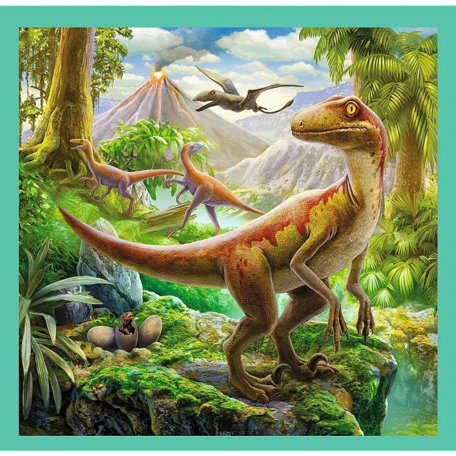 Puzzle 3-in-1 Extraordinary World of Dinosaurs