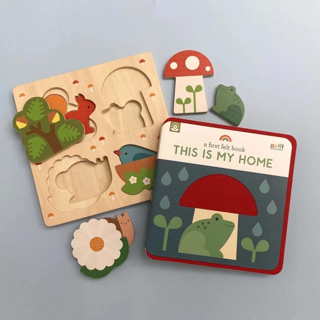 Petit Collage Insert Puzzle - This is My Home