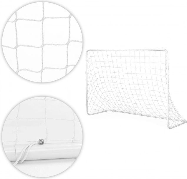 Two Football Goals with Soccer Net 180x122cm ECOTOYS