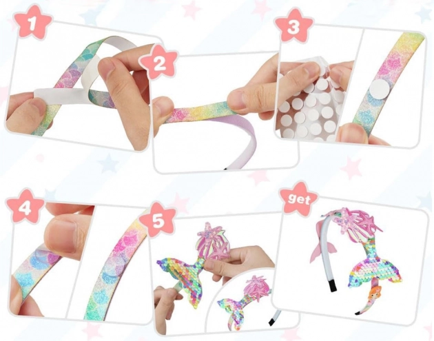 Creatieve Set Zeemeermin - Maak Decoratieve Haarbanden