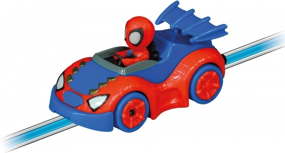 Heroes SPIDEY and SPIN at the wheel