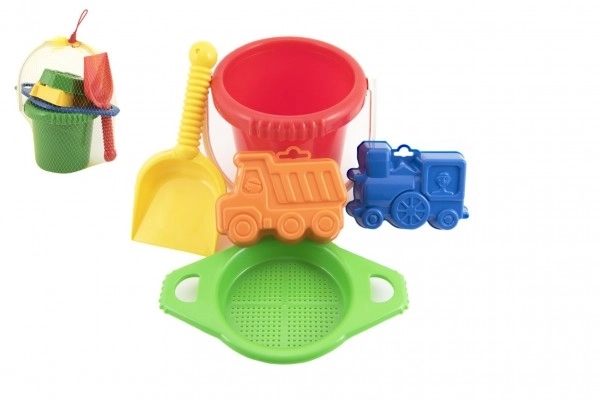 Sand Toy Set with Bucket and Molds