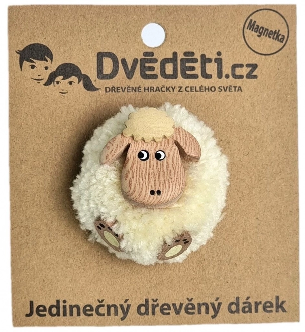 Large Wooden Sheep Magnet by 2Kids Toys