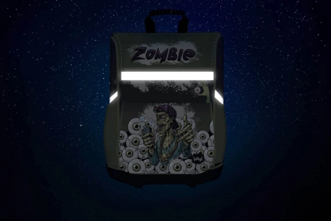 Baagl School Backpack Zippy Zombie