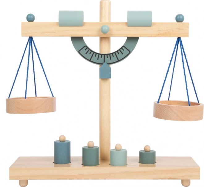 Wooden Scale for Kids with Weights - Small Foot