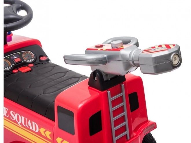 Fire Truck Ride-On with Bubble Cannon and Sound