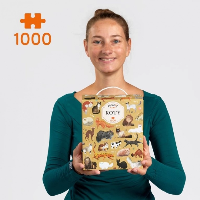 Puzzlove Cat Puzzle 1000 Pieces