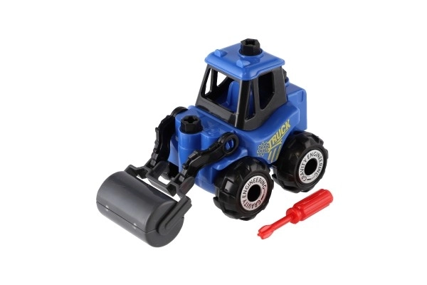 Construction Toy Vehicle with Screwdriver