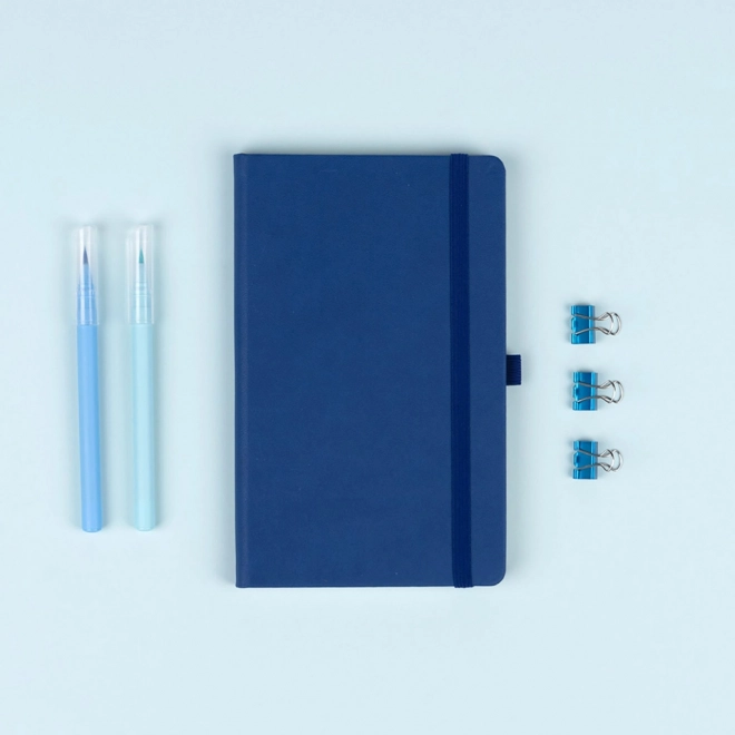 Notique Dark Blue Dotted Notebook