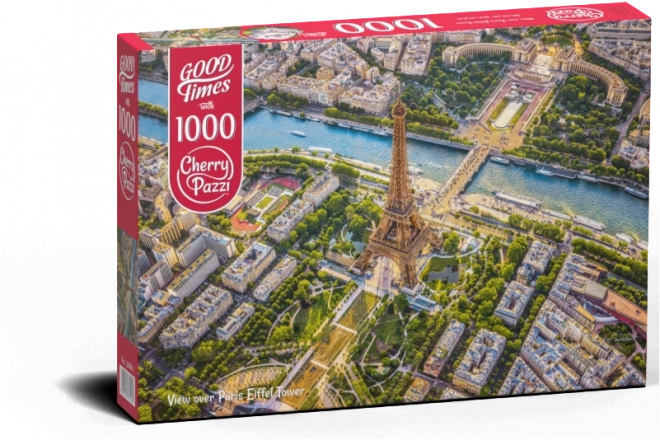 Cherry Pazzi Eiffel Tower Paris View Puzzle 1000 Pieces