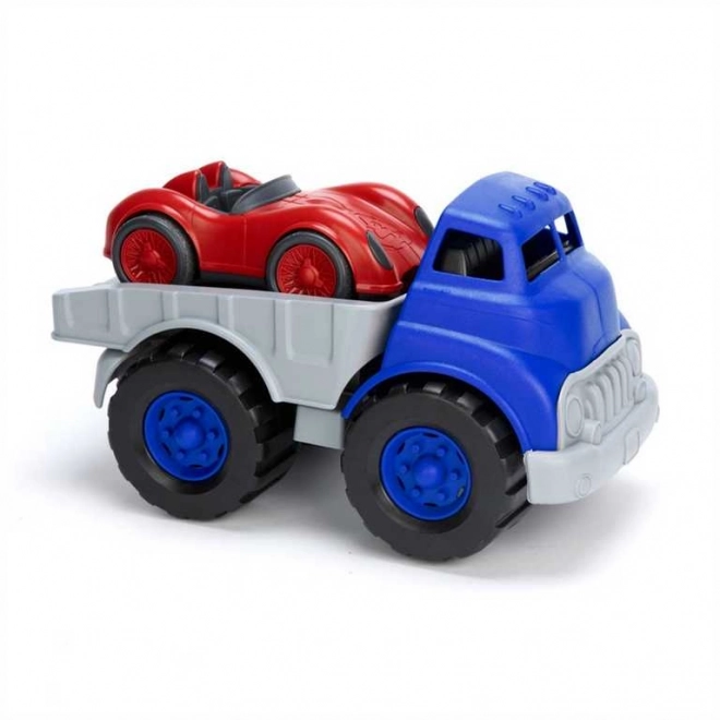 Green Toys Truck with Racing Car