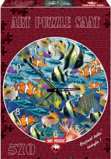 Sea Life World Clock Puzzle