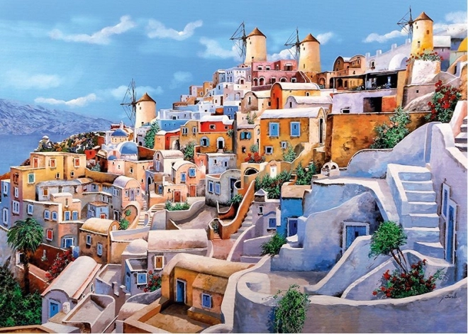 Cherry Pazzi Puzzle Colors of Santorini 1000 Pieces