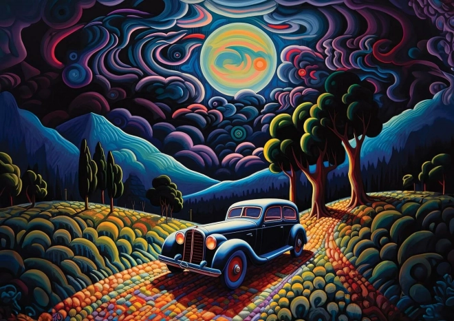 Puzzle Notte in Transylvania 1000 pezzi