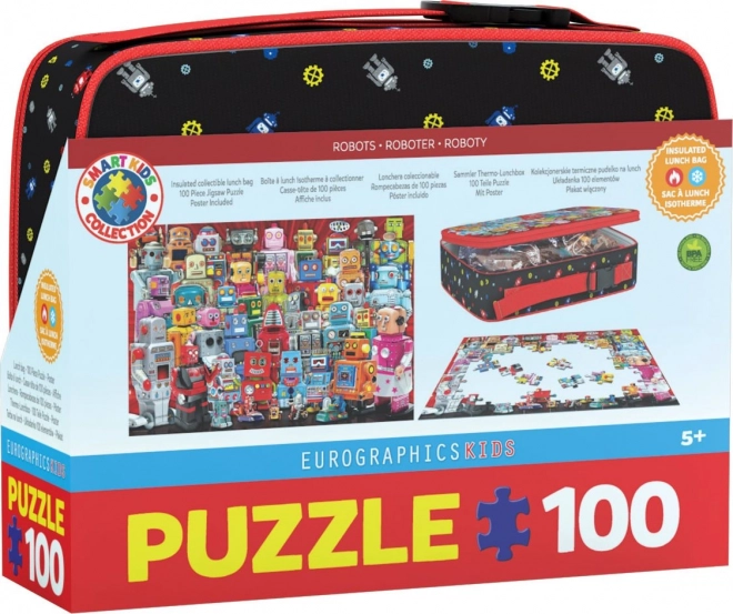 Puzzle Lunch Box Robots 100 Pieces