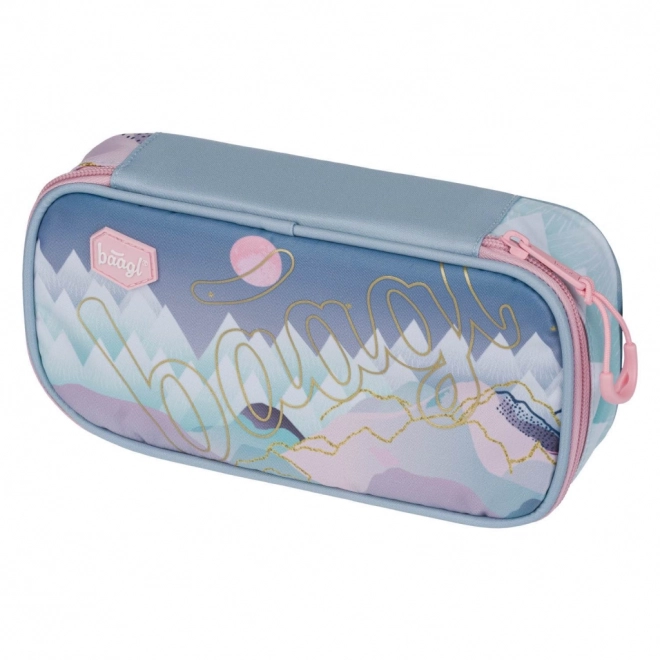 School Pencil Case Skate Moon