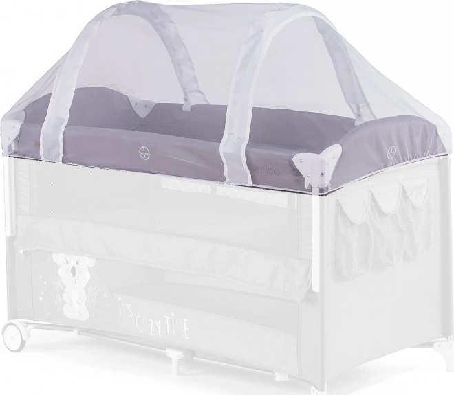 Mosquito Net for Foldable Travel Crib 120x60 cm White