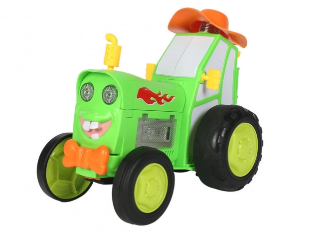 Remote Control Jumping Tractor - Green