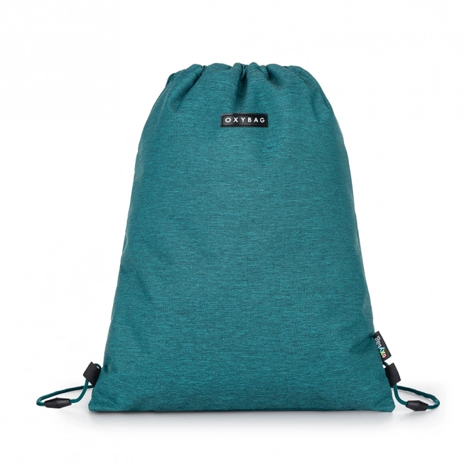 Unicolor Green Backpack