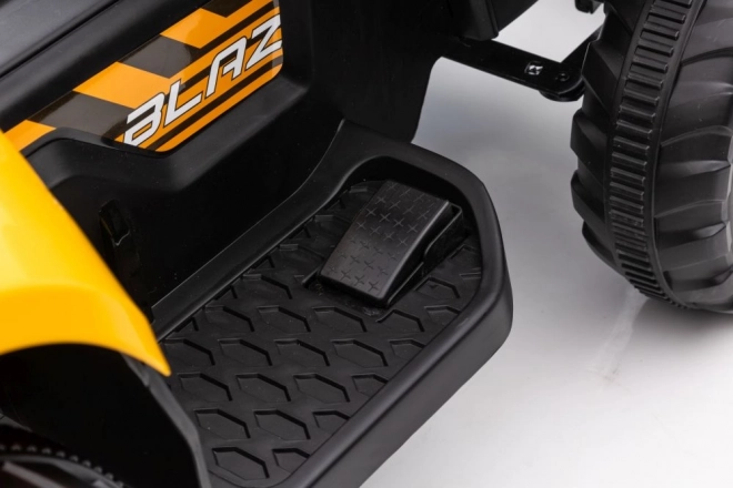 Elektrischer Traktor mit Schaufel Gelb