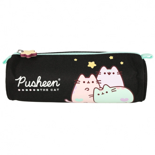 School Pencil Case Pusheen Black