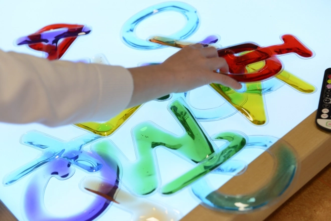 Masterkidz Panneau lumineux LED carré coloré + ensemble d'accessoires