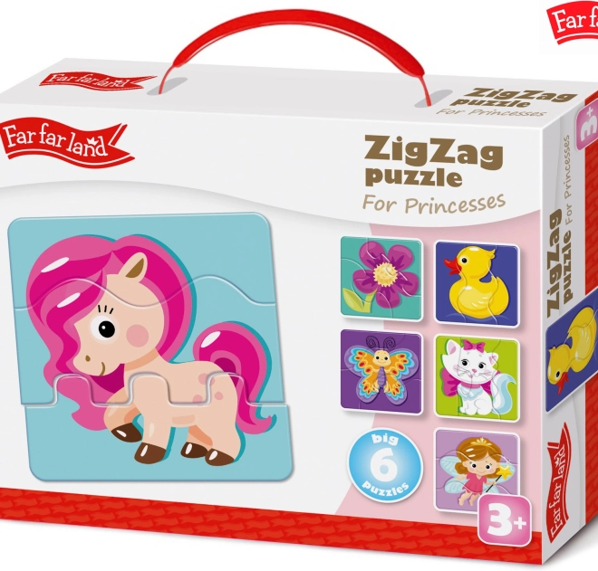 Puzzle ZigZag za Princeze Far Far Land